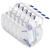 GlobalRoll urinary drainage bag with anti-reflux chamber for smooth drainage and odor containment