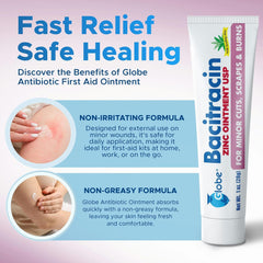Globe Antibiotic Ointment bottle 1oz for everyday first aid.