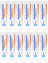 Globe Hydrocortisone 1% ointment 1oz tube shown for quick itch relief on skin.