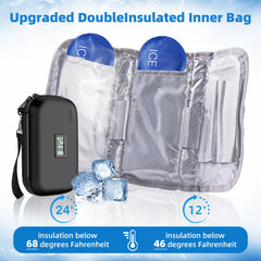 Gloinsu cooler interior features double-layer insulation for reliable temperature control.