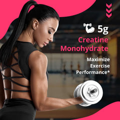 GlowEver Creatine for Women dissolving in water for quick mix and smooth texture