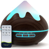 GLOXA 500ML diffuser front view in dark brown for ambient home fragrance
