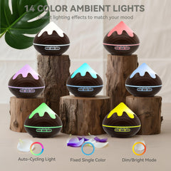 GLOXA diffuser remote control enabling convenient mist and light presets