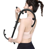 GLQKFBA back massager deep tissue in action for targeted relief and relaxation.