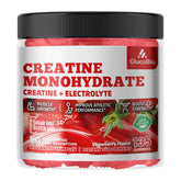 GlucoBio Creatine Monohydrate Gummies bottle shown for convenient pre-workout energy.