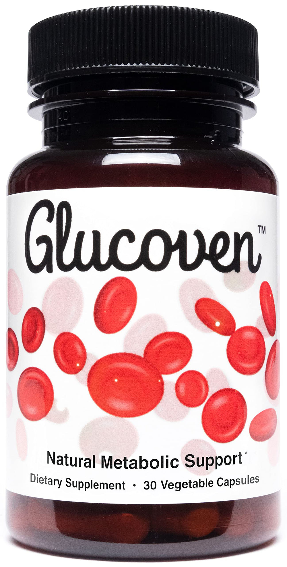 Glucoven bottle packshot demonstrates compact packaging for easy daily use.