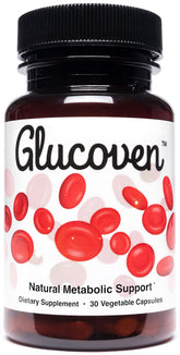 Glucoven bottle packshot demonstrates compact packaging for easy daily use.