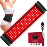 GMOWNW 3-in-1 belt close-up showing red and near-infrared beads for targeted therapy.