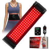 GMOWNW belt front view highlights wide lumbar coverage for comfortable wear.