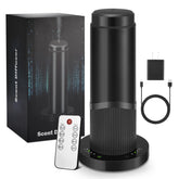 GMSYSW waterless diffuser front view in black-PP for hotels and homes.