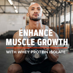 GNC AMP Pure Isolate Vanilla Custard ingredients highlight high-quality protein for lean gains