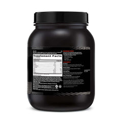 GNC AMP Sustained Cinnamon Toast shake in glass demonstrates smooth mixability.