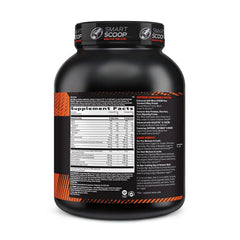 GNC AMP Wheybolic Ripped scoop beside tub for quick post-workout shakes