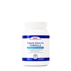GNC Brain Health capsules highlighting nervous system support and daily energy.