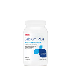 GNC Calcium Plus Magnesium Vitamin D-3 1000mg bottle front view signaling bone support