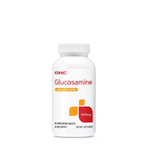 GNC Glucosamine 1000mg caplets closeup showing label for joint support.