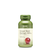 GNC Herbal Plus Grape Seed Extract bottle shows 300 mg antioxidant support.