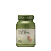 GNC Herbal Plus odorless garlic bottle for daily cardiovascular wellness