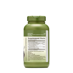 GNC Herbal Plus Triple Ginsa packaging closeup emphasizing gluten-free, no artificial ingredients.