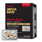 GNC Mega Men Vitapak Program packaging showing daily packs for all-in-one wellness