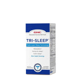 GNC Tri-Sleep bottle caplets promote calm sleep with triple-layer technology.