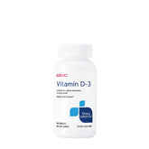 GNC Vitamin D3 bottle front for daily bone and teeth support.