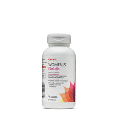 GNC Women's Gelatin Supplement bottle showing easy daily use with 60 capsules