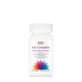 GNC Women's Iron Complete Multivitamin bottle for daily iron support and energy.