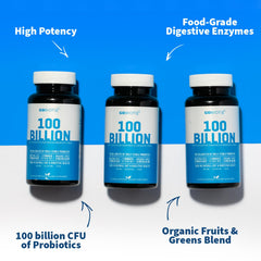 GOBIOTIX Organic Greens Blend for vitamins and minerals supporting gut health.