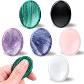GolbalJew amethyst worry stone for calming anxiety during stress moments