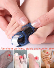Golbylicc toe straightener keeps the toe aligned during activity.