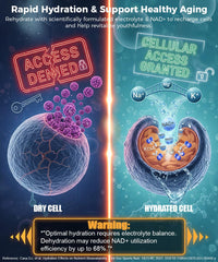 Golden Nourish nadplus supplement visual hints at cellular energy potential during workouts