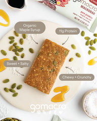 GoMacro MacroBar Maple Sea Salt nutrition details with 11 g protein.