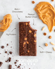 GoMacro MacroBar on-the-go snack in hand for quick energy.