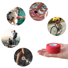 Gondiane orange wrap is easy to tear by hand for fast wraps on the go