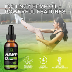 GONGOTA hemp oil nutrients graphic underscores omega profile and heart-friendly nutrients.