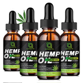 GONGOTA high-potency hemp oil bottle with dropper showing premium texture and relaxation support.