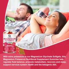 Ingredient panel of Gongota Magnesium Gummies showing magnesium glycinate with vitamins D and B6.