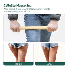 Goodtar bamboo massage stick for deep-tissue use and knot relief.