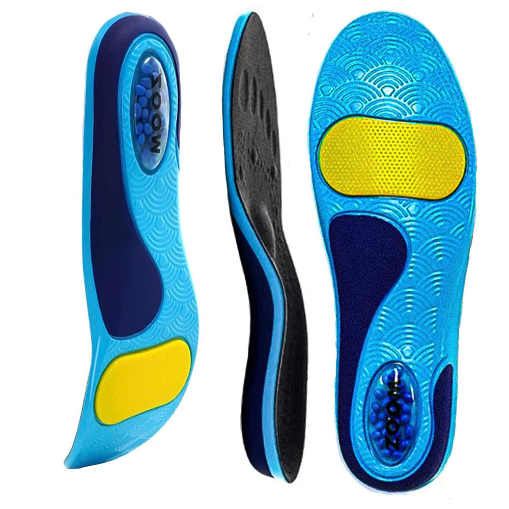 Goofort DynaZoom front view insole showing contoured arch support for all-day comfort