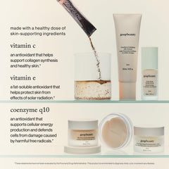 Goop Beauty Morning Skin Drink pour glass; simple mix for a refreshing vitamin boost.