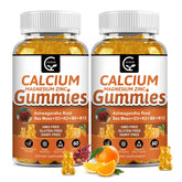 GORNVB 1200mg calcium gummies in orange pack highlight sugar-free, tasty daily support.