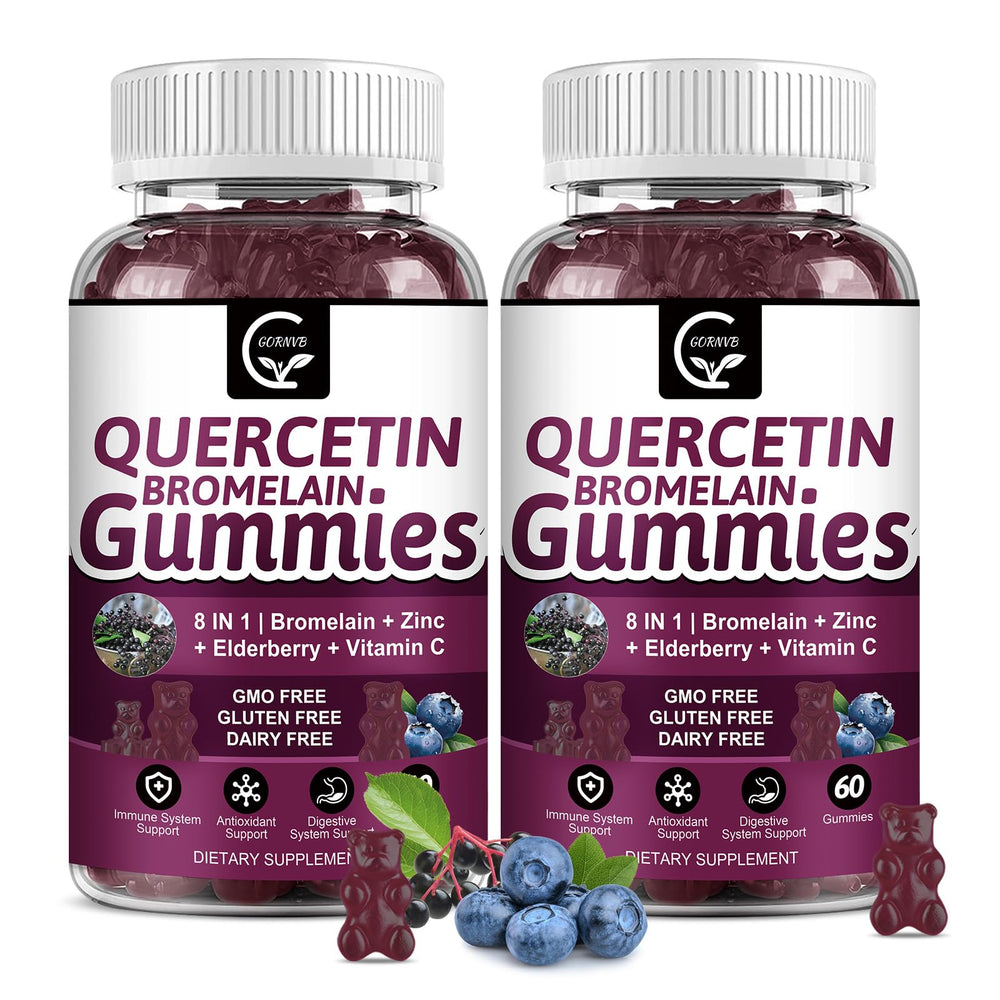 GORNVB Quercetin Gummies Pack for easy daily immune support.