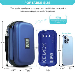 Gosemai travel case exterior insulation protects contents.