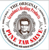 Grandma's Pine Tar Salve jar for versatile home care.