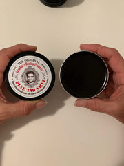 Grandma's Pine Tar Salve on skin demonstrates minor irritation use.