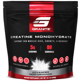 Granite Supplements creatine monohydrate bottle cap highlights premium formula for high-intensity training