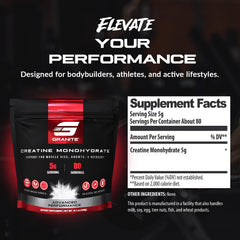 Granite Supplements creatine monohydrate label close-up communicates purity and GMP-backed quality