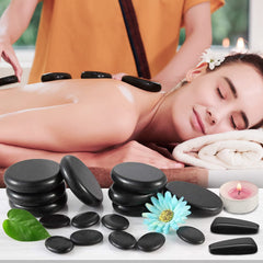 Granpay heating case for massage stones keeps stones warm on the go.