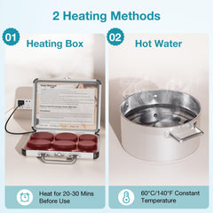 Granpay hot stones mini stones for precise spot massage.